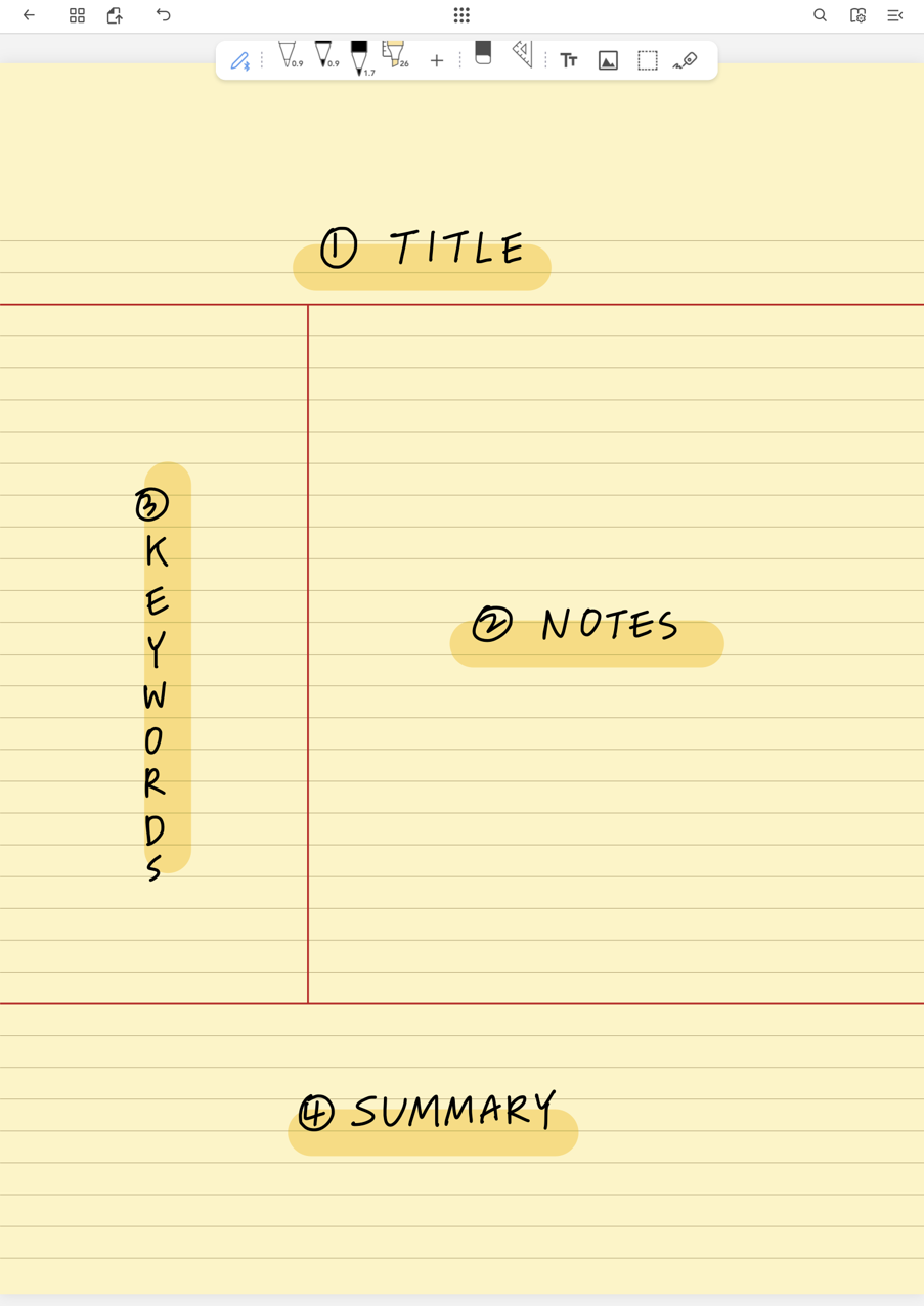 The Cornell Note Taking Method At Christina Aguirre Blog