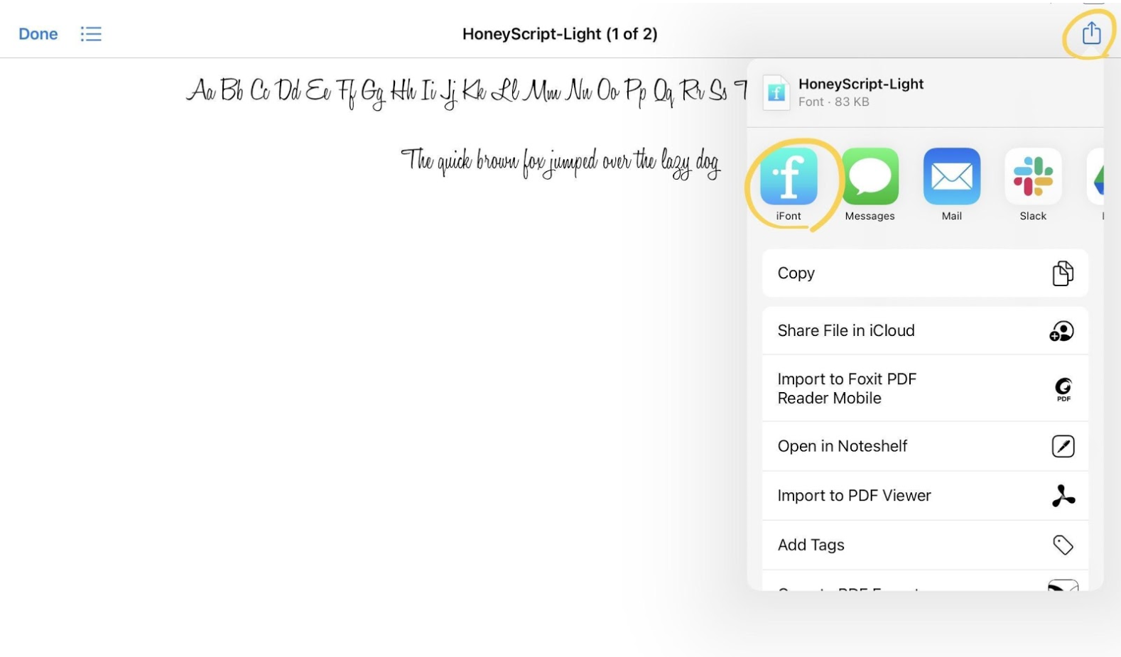 How to download the font for free from DaFont and install it on an iPad -  Flexcil